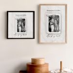 Κορνίζα με Φωτογραφία σε στυλ Τράπουλα, Δώρο για Ζευγάρια