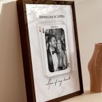 Κορνίζα με Φωτογραφία σε στυλ Τράπουλα, Δώρο για Ζευγάρια