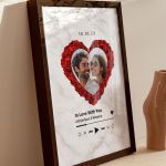 Κορνίζα με Φωτογραφία σε Σχήμα Καρδία, Ρομαντικό Δώρο