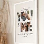 Κορνίζα με Φωτογραφίες και Ημερομηνία, Δώρο για Ζευγάρια