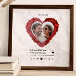 Κορνίζα με Φωτογραφία σε Σχήμα Καρδία, Ρομαντικό Δώρο
