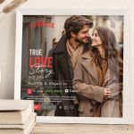 Κορνίζα με Φωτογραφία, Δώρο για Ερωτευμένα Ζευγάρια