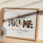 Κορνίζα με Φωτογραφίες και Ημερομηνία, Δώρο για Ζευγάρια