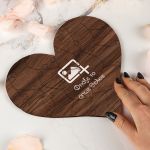 Ξύλινο Παζλ με Σχήμα Καρδιά με Φωτογραφία, DIY