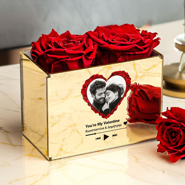 Forever roses προσωποποιημένα με ονόματα και φωτογραφία- παντοτινά τριαντάφυλλα