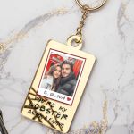 Μπρελόκ Golden Mirror με Ονόματα, Δώρο για Ζευγάρια