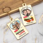Σετ 2 Μπρελόκ Κλειδιών Golden Mirror, Δώρο για Ζευγάρια