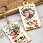 Σετ 2 Μπρελόκ Κλειδιών Golden Mirror, Δώρο για Ζευγάρια