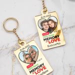 Σετ 2 Μπρελόκ Κλειδιών Golden Mirror, Δώρο για Ζευγάρια