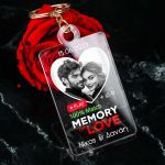 Προσωποποιημένο Plexi Μπρελόκ Κλειδιών, Δώρο για Ζευγάρι