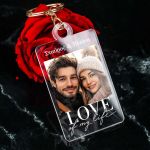 Μπρελόκ Κλειδιών Plexi Προσωποποιημένο, Δώρο για Ζευγάρια