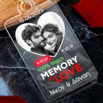 Προσωποποιημένο Plexi Μπρελόκ Κλειδιών, Δώρο για Ζευγάρι