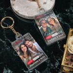 Σετ 2 Μπρελόκ Κλειδίων για Ζευγάρι με Ονόματα