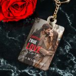 Μπρελόκ Κλειδιών Ξύλινο με Φωτογραφία, Δώρο για Ζευγάρι