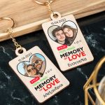 Σετ 2 Ξύλινων Μπρελόκ Κλειδιών με Ονόματα, Δώρο για Ζευγάρι