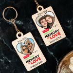 Σετ 2 Ξύλινων Μπρελόκ Κλειδιών με Ονόματα, Δώρο για Ζευγάρι