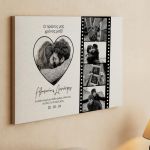 Πίνακας σε Καμβά με Φωτογραφίες Film, Δώρο για Ζευγάρι