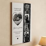 Πίνακας σε Καμβά με Φωτογραφίες Film, Δώρο για Ζευγάρι