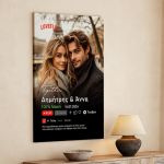 Πίνακας σε Καμβά με Φωτογραφία, Ρομαντικό Δώρο Επετείου