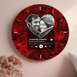 Ρολόι Τοίχου με Προσωποποιημένη Φωτογραφία, Δώρο για Ζευγάρι