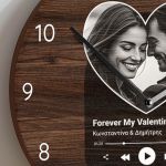 Ρολόι Τοίχου με Προσωποποιημένη Φωτογραφία, Δώρο για Ζευγάρι