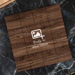Ξύλινο Παζλ με Φωτογραφία, Τετράγωνο DIY