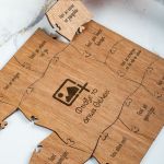 Ξύλινο Παζλ Τετράγωνο Προσωποποιημένο, DIY