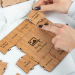 Ξύλινο Παζλ με Βάση & Πλαίσιο, DIY