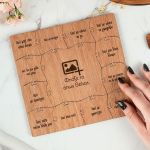 Ξύλινο Παζλ Τετράγωνο Προσωποποιημένο, DIY