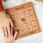 Ξύλινο Παζλ με Βάση & Πλαίσιο, DIY