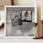 Κορνίζα με Φωτογραφίες σε Στυλ Polaroid, Δώρο για Ζευγάρι