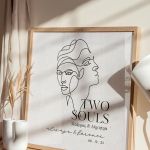 Προσωποποιημένη Κορνίζα με Ονόματα και Ημερομηνία