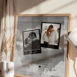 Κορνίζα με Φωτογραφίες σε Στυλ Polaroid, Δώρο για Ζευγάρι