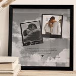Κορνίζα με Φωτογραφίες σε Στυλ Polaroid, Δώρο για Ζευγάρι