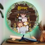 Φωτιστικό Τοίχου με Premium Λαμπάδα και Σχέδιο Ζώα Ζούγκλας