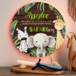 Φωτιστικό Τοίχου με Premium Λαμπάδα και Σχέδιο Ζωάκια Σαφάρι