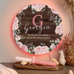 Φωτιστικό Τοίχου με Premium Λαμπάδα και Σχέδιο Τριαντάφυλλα