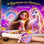 Η Πριγκίπησσα των Μονόκερων - Παραμύθι & Premium Λαμπάδα