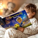 Σετ 3 Κυανόλευκα Δώρα - Παραμύθι, Φωτιστικό & Λαμπάδα