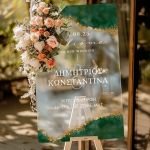 Διακοσμητική Πινακίδα Γάμου με Σχέδιο Warm Welcome