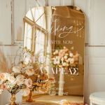 Επιγραφή Καλωσορίσματος Γάμου με Σχέδιο Elegant Design