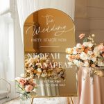Επιγραφή Καλωσορίσματος Γάμου με Σχέδιο Elegant Design