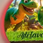 Παιδικό Φωτιστικό Τοίχου με Φωτογραφία & Premium Λαμπάδα