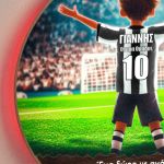 Φωτιστικό Τοίχου με Ασπρόμαυρη Φανέλα & Premium Λαμπάδα