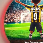 Φωτιστικό Τοίχου με Κιτρινόμαυρη Φανέλα & Premium Λαμπάδα