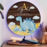 Φωτιστικό Τοίχου με Premium Λαμπάδα και Σχέδιο Δεινοσαυράκι