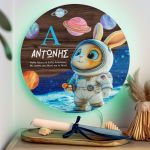 Φωτιστικό Τοίχου για Παιδιά με Αστροναύτη & Premium Λαμπάδα