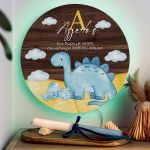 Φωτιστικό Τοίχου με Premium Λαμπάδα και Σχέδιο Δεινοσαυράκι