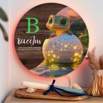 Φωτιστικό Τοίχου για Παιδιά με Δεινόσαυρο & Premium Λαμπάδα