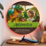 Παιδικό Φωτιστικό Τοίχου με Φωτογραφία & Premium Λαμπάδα